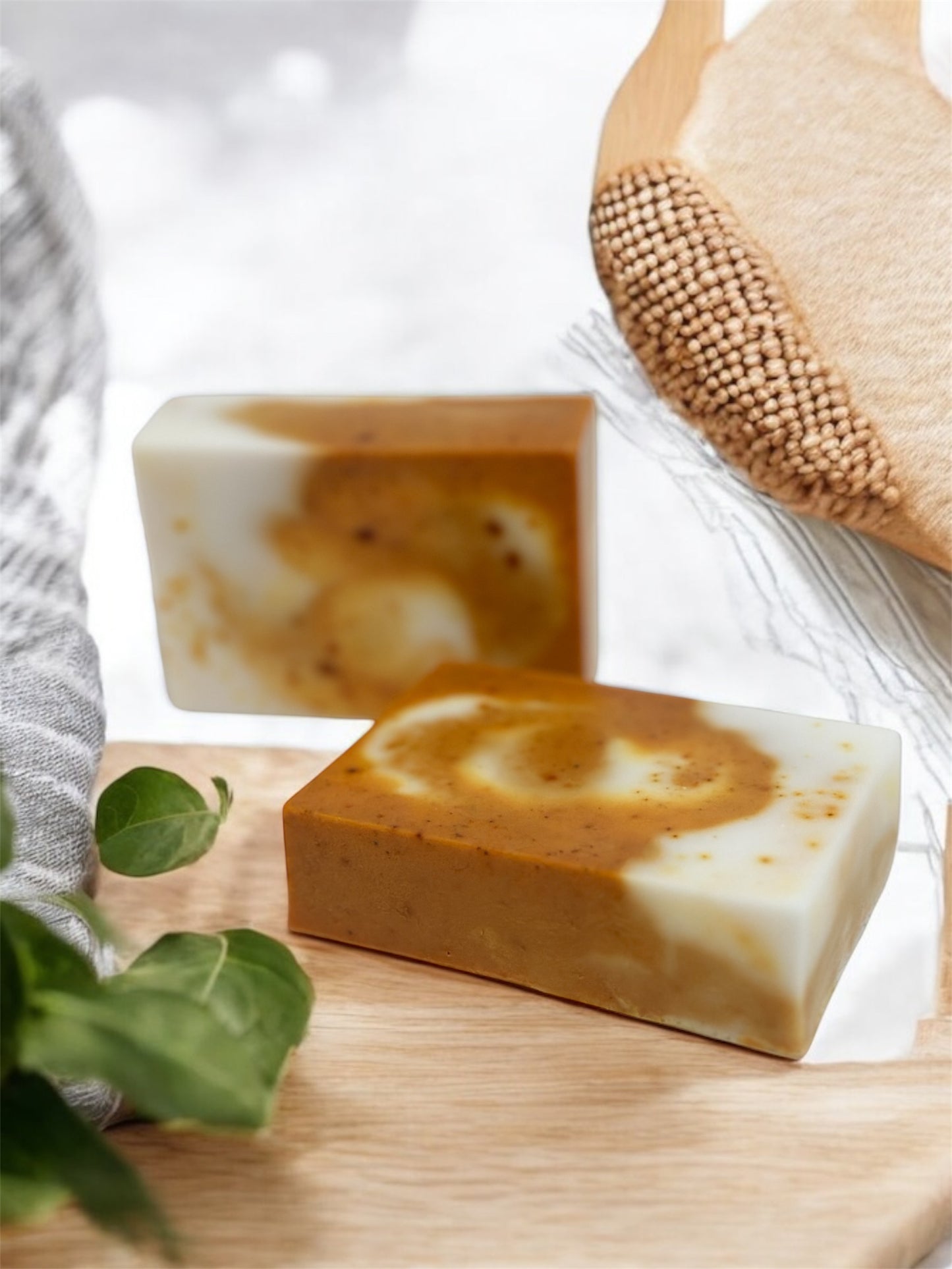 Chamomile Glow Bar – Turmeric & Goat Milk Soap