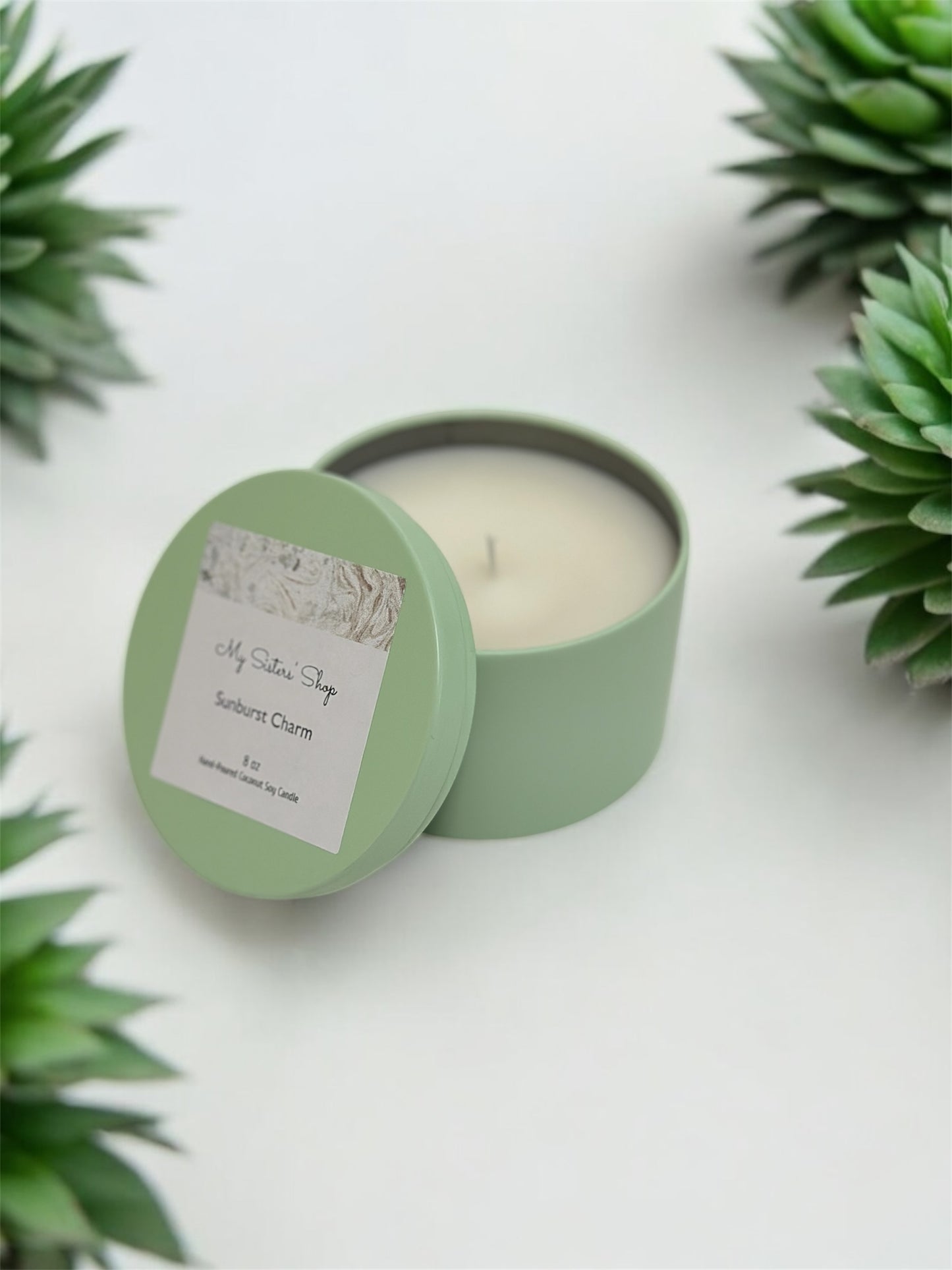 Sunburst Charm Candle